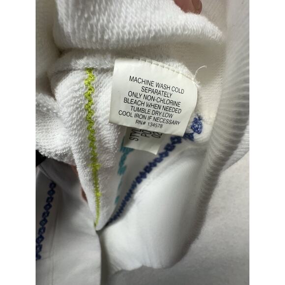 Vineyard Vines Womens Small Island Embroidered Multi Colored Quarter Zip Shep - Picture 6 of 7